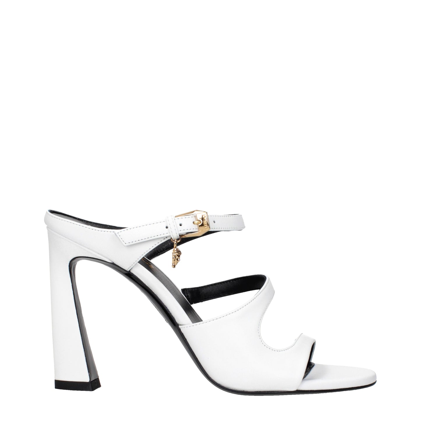 Versace Sandals Women Leather White