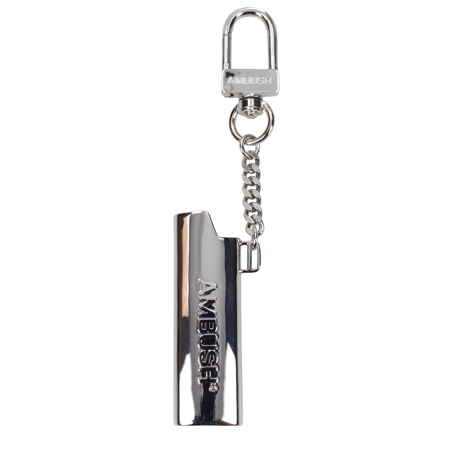 Ambush Keychain Men Brass Silver