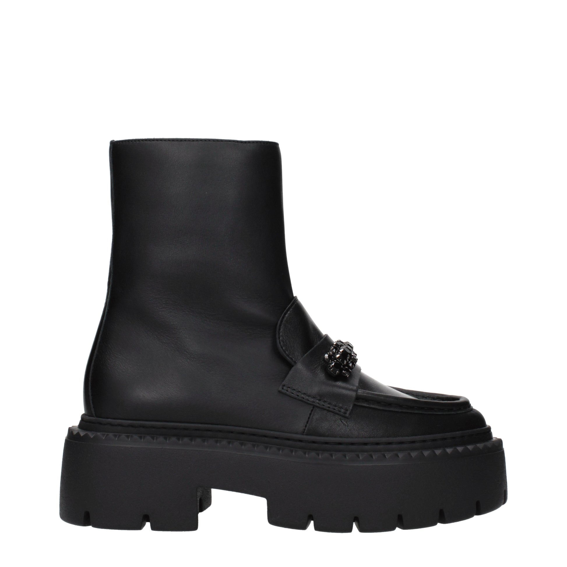 Jimmy Choo Ankle Boots Women Leather Black