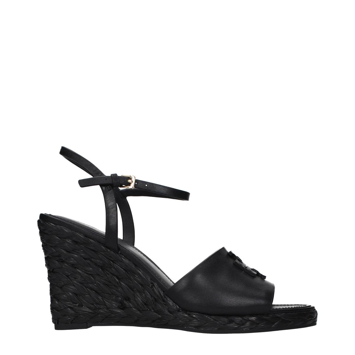 Tory Burch Wedges Women Leather Black