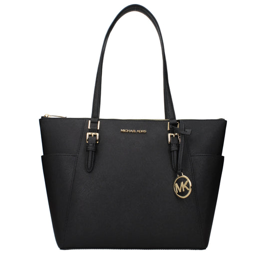 Michael Kors Shoulder Bags Women Leather Black