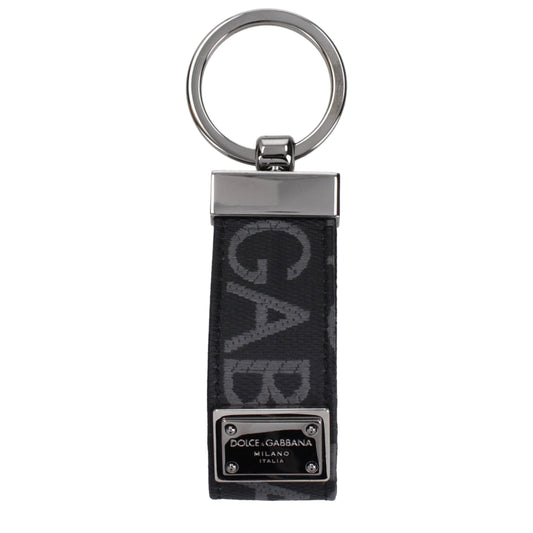Dolce&Gabbana Keychain Men Fabric  Black