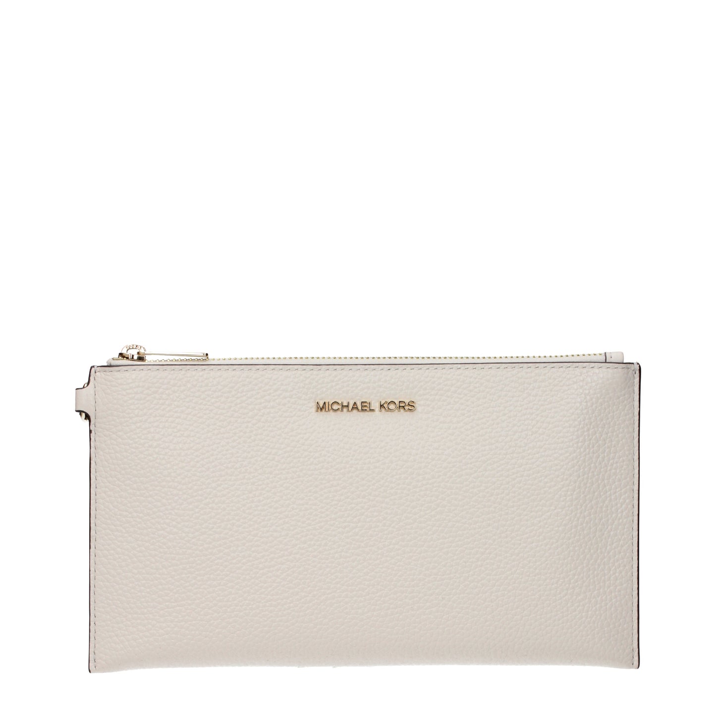 Michael Kors Women's Clutches Leather Cream