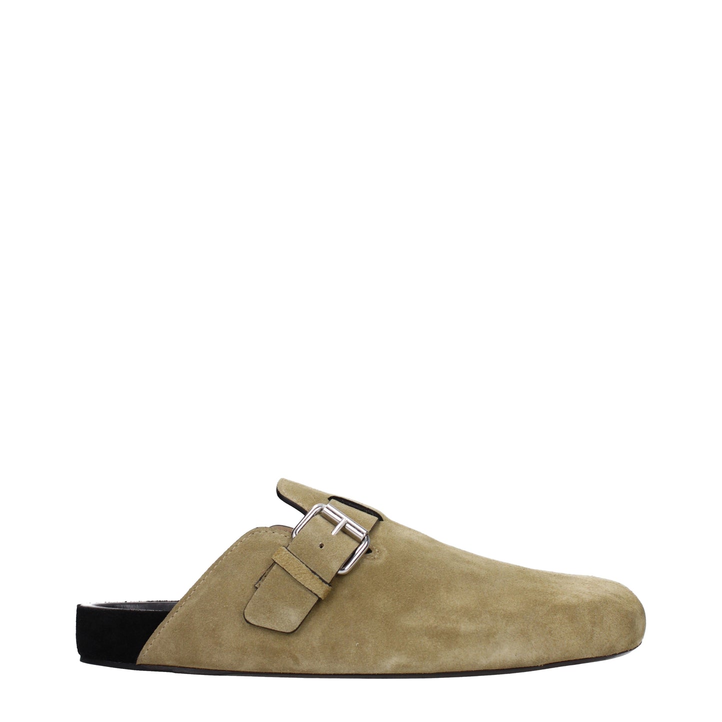 Isabel Marant Sandals & Slippers Men Suede Gray/Taupe