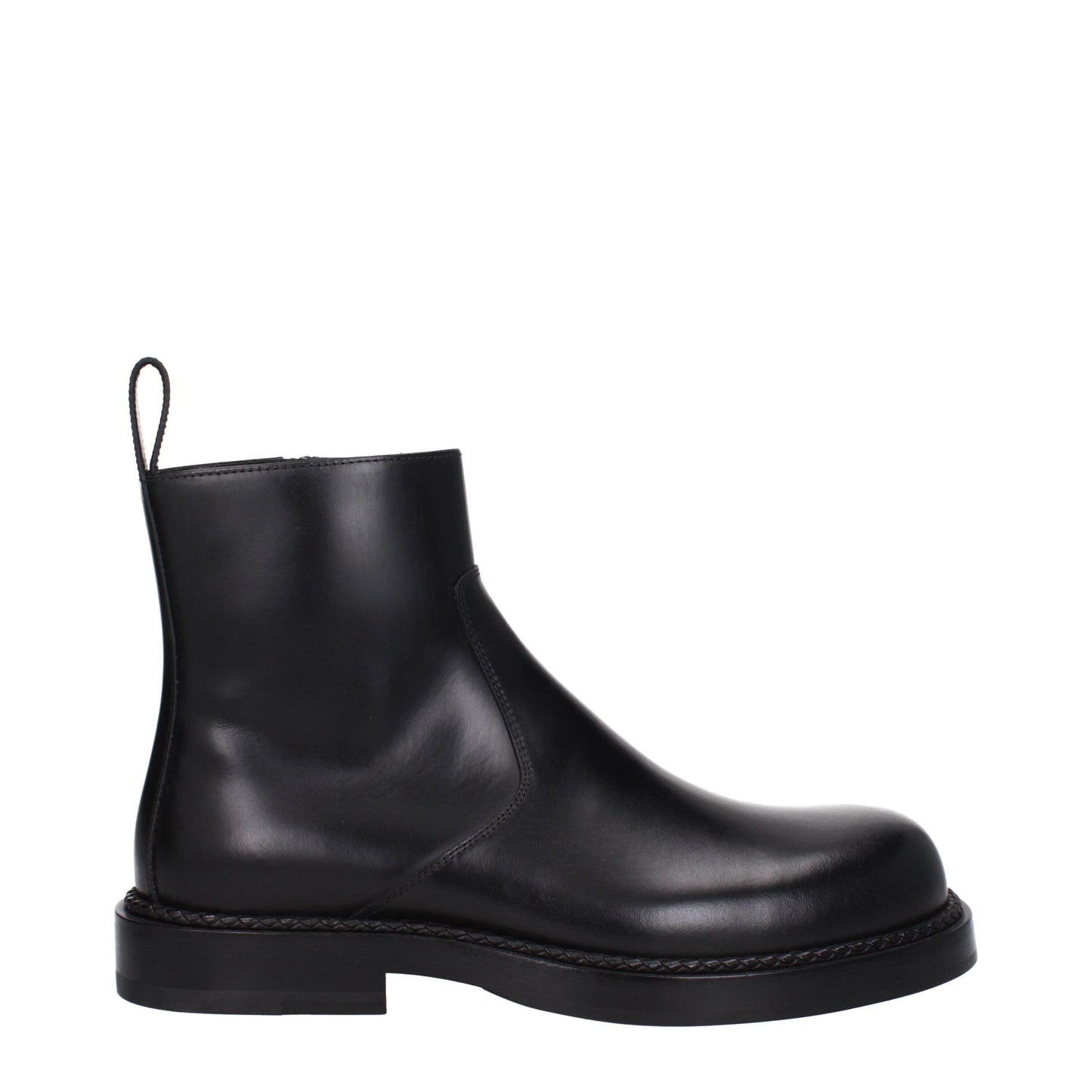 Bottega Veneta Men's Boots in Leather Black