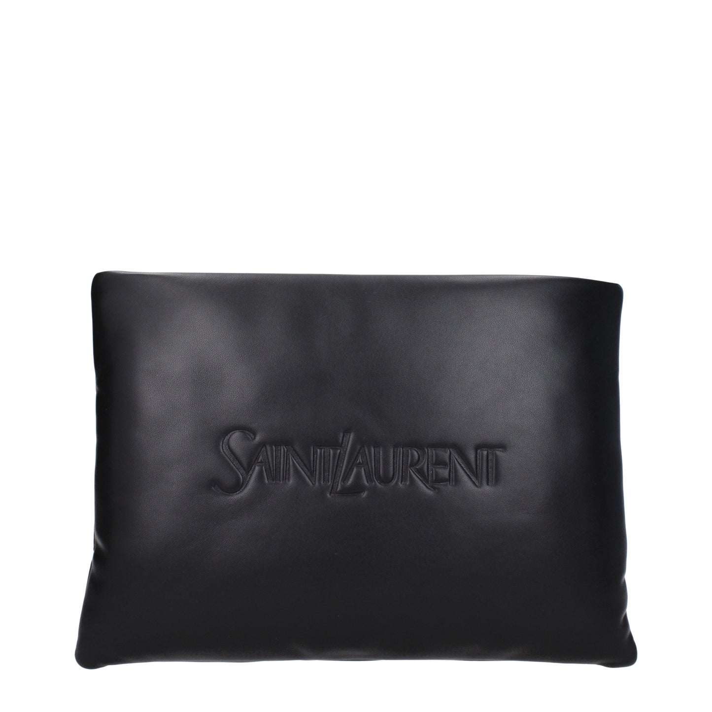 Saint Laurent Clutches Men Leather Black