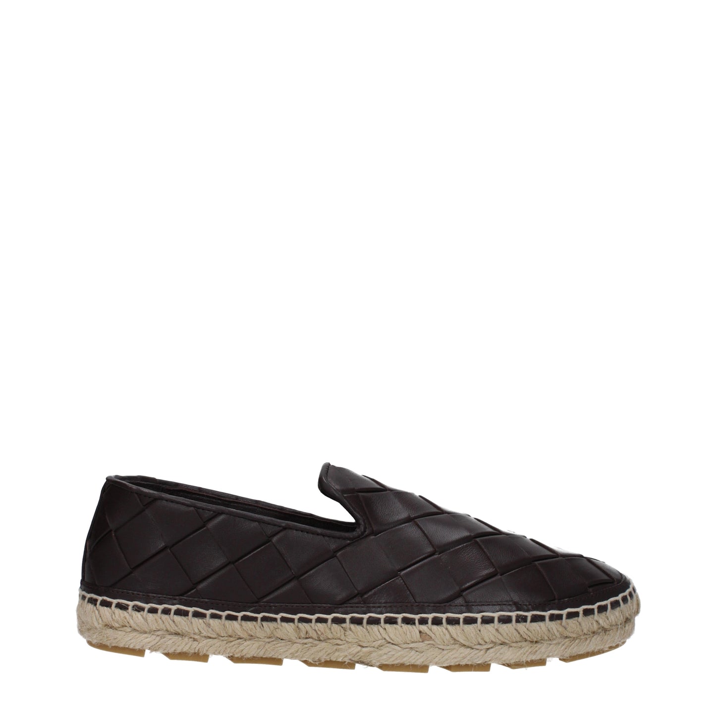 Bottega Veneta Women's Espadrilles Leather Chocolate