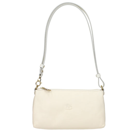 Il Bisonte Shoulder Bags Women Leather Beige/Milk
