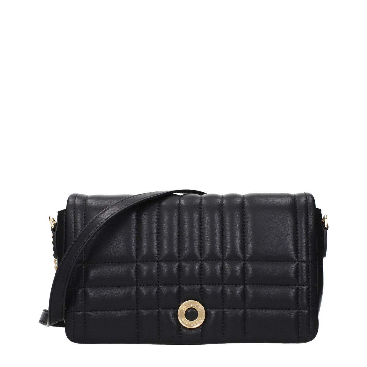 Burberry Crossbody Bags Women Leather Black