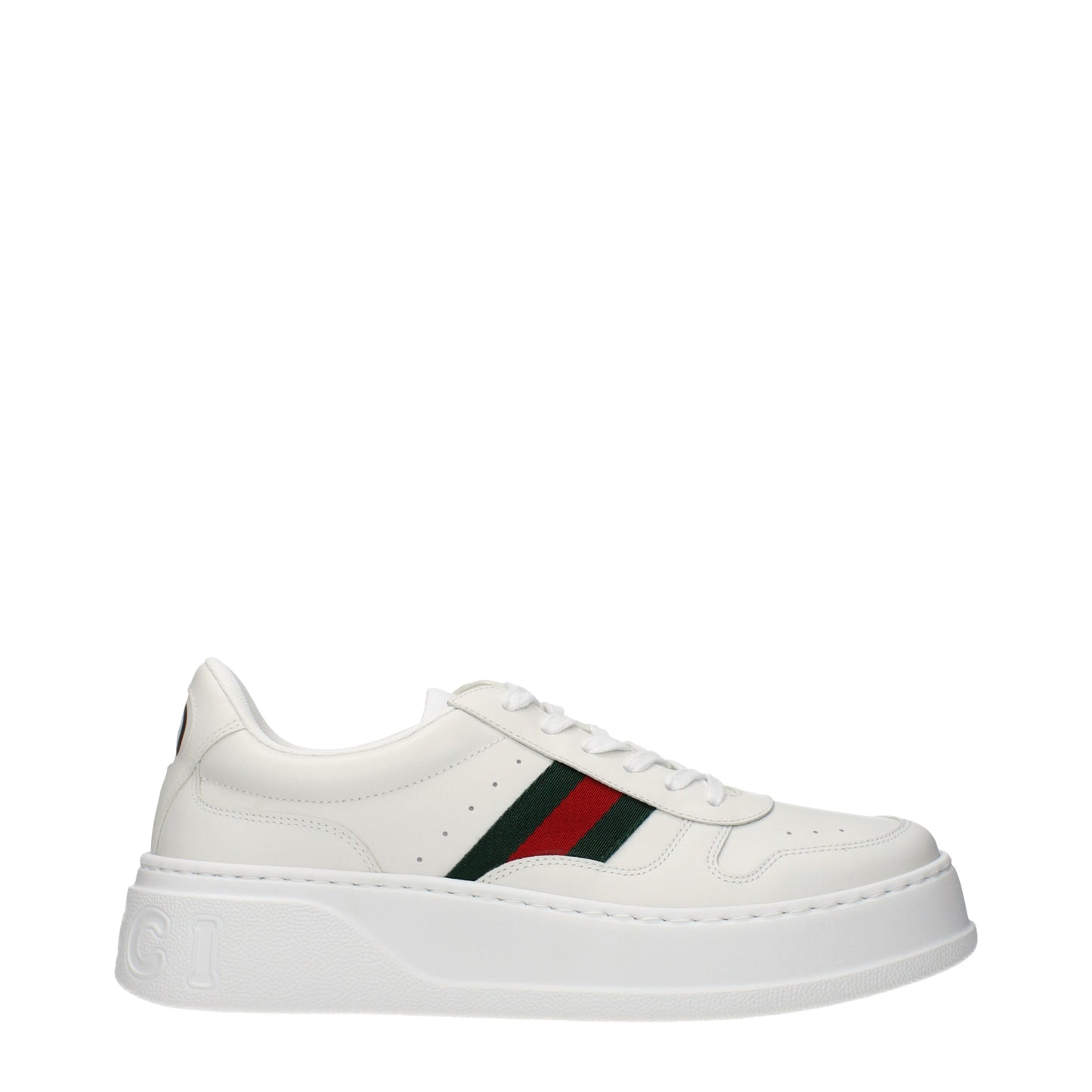 Gucci Sneakers Men Leather White