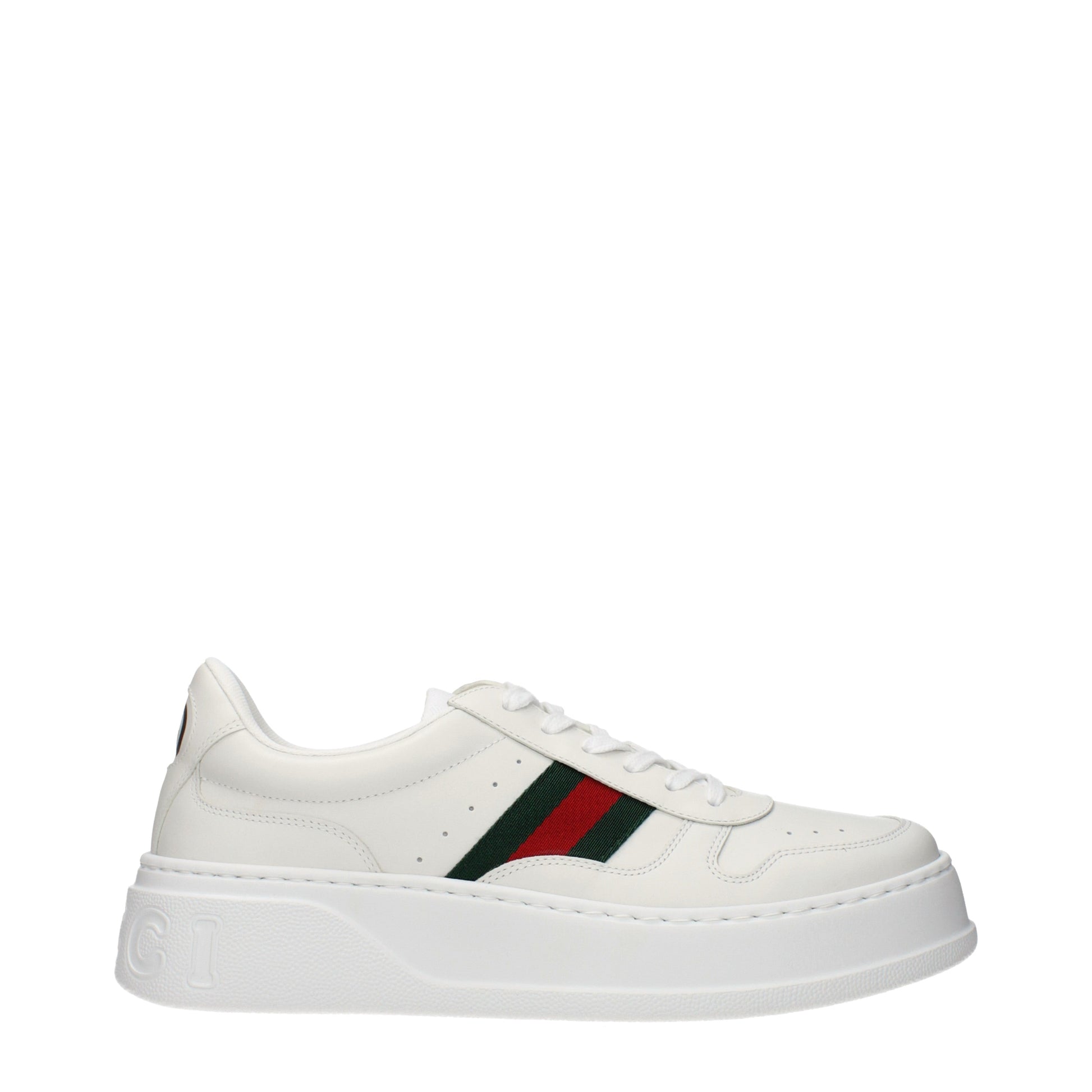 Gucci Sneakers Men Leather White