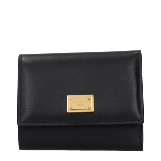 Dolce&Gabbana Wallets Women Leather Black