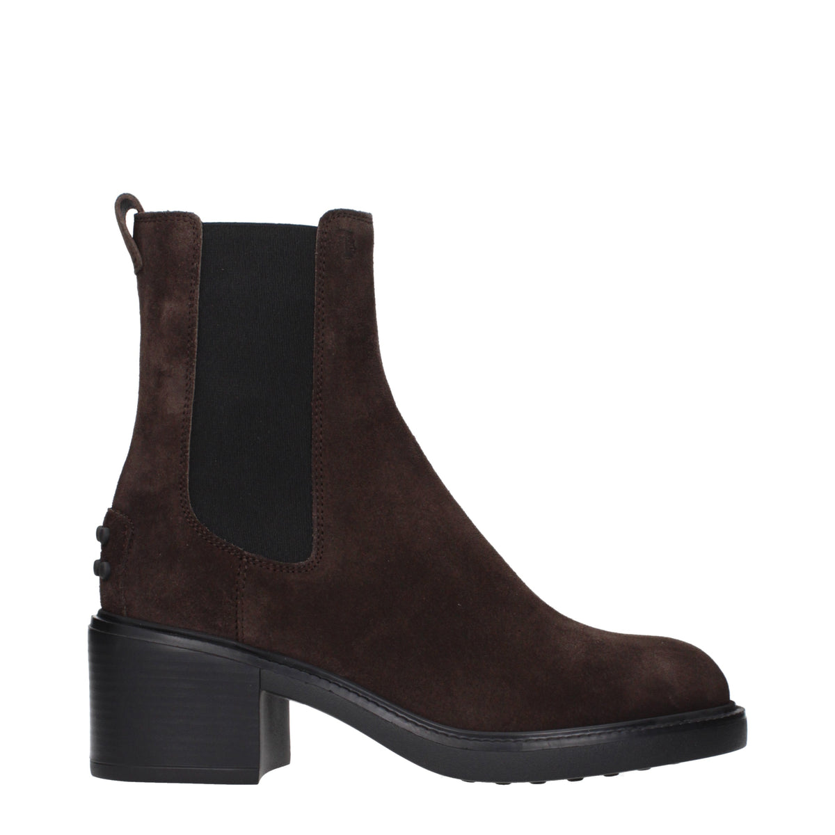 Tod's Ankle Boots Women Suede Brown/Rosewood