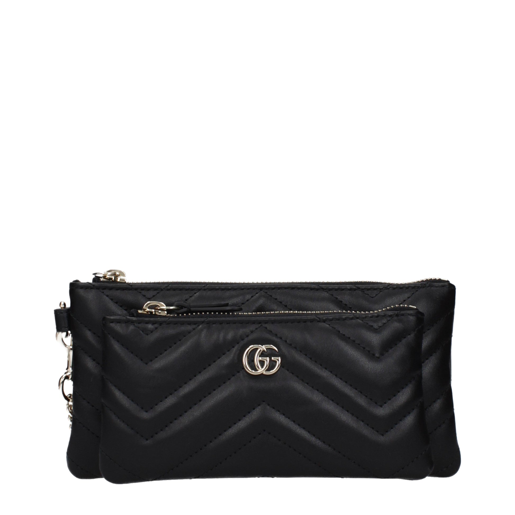 Gucci Clutches Women Leather Black