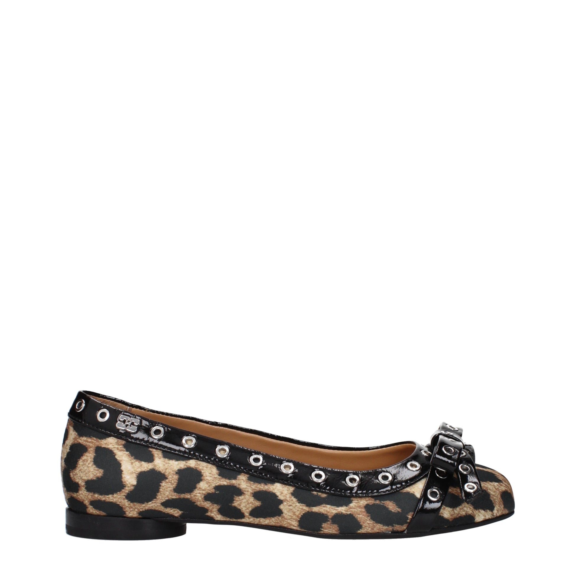 Ganni Women's Ballet Flats Fabric