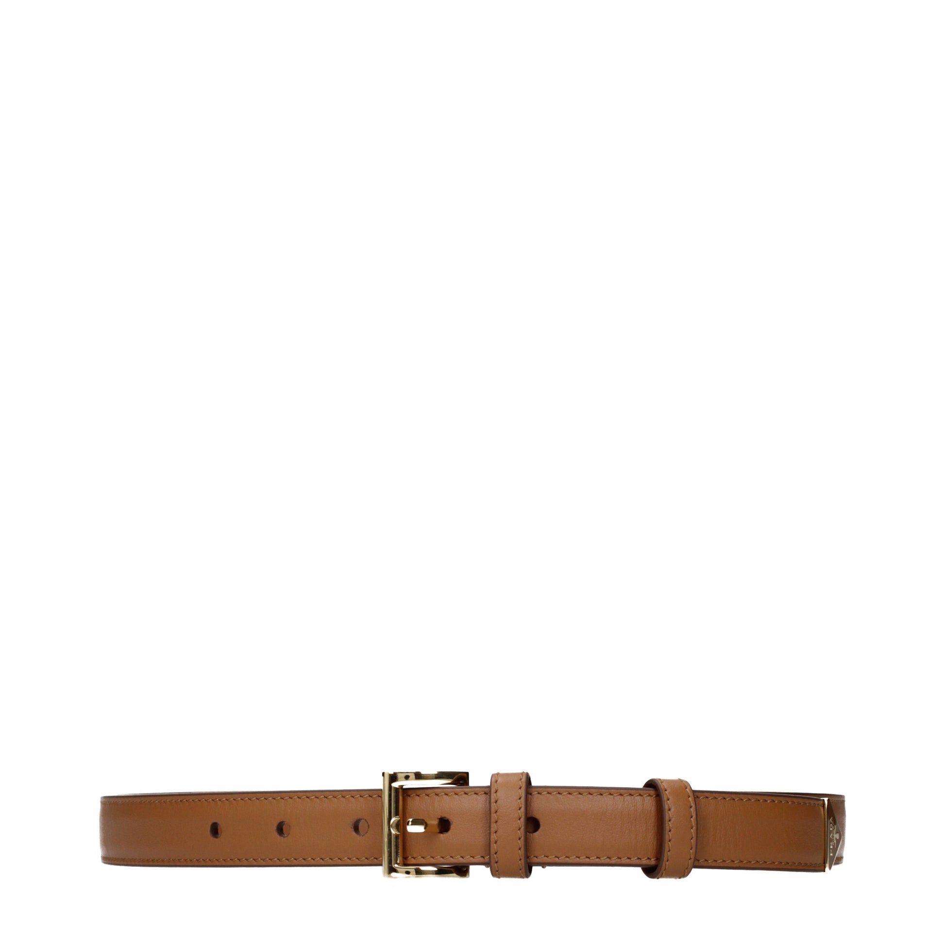 Prada Belts Women Leather Brown