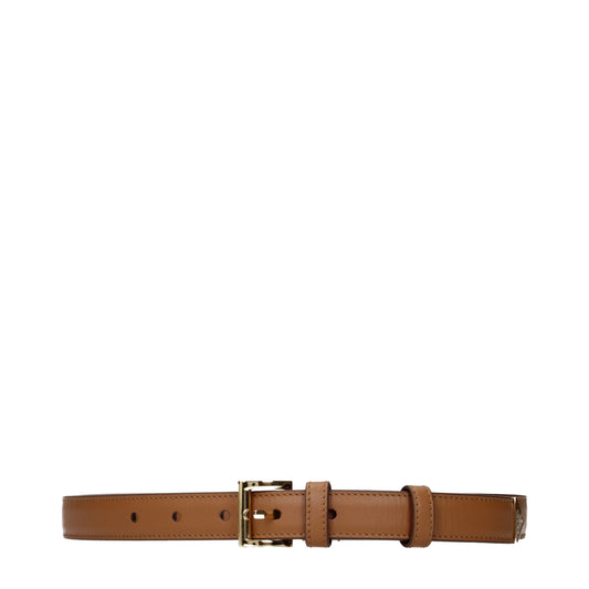 Prada Belts Women Leather Brown