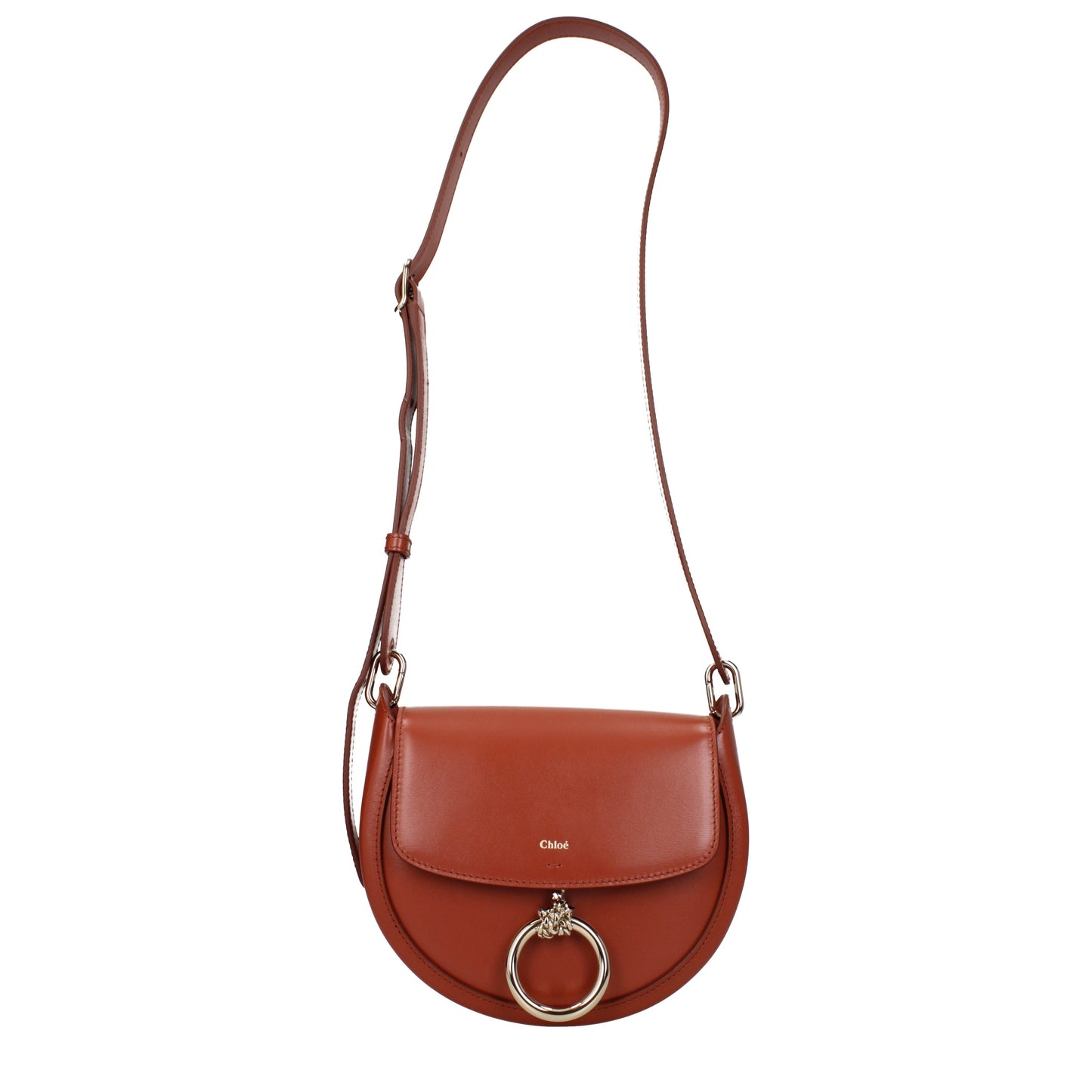 Chloé Crossbody Bags Women Leather Brown/Autumn Leaf