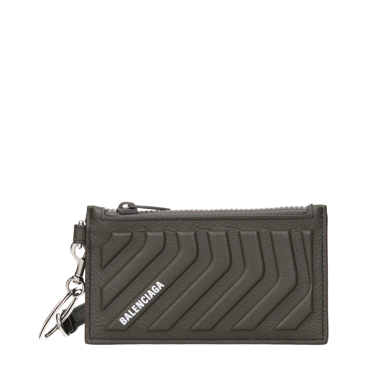Balenciaga Coin Purses Men Leather Green/Khaki