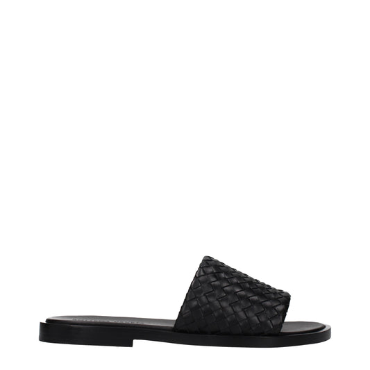 Bottega Veneta Slippers and Clogs Men Leather Black
