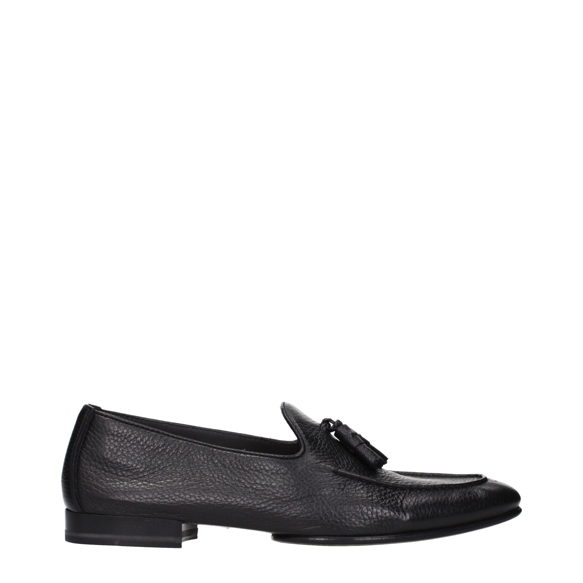 Doucal's Loafers Men Leather Black