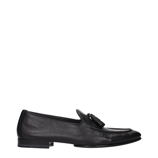 Doucal's Loafers Men Leather Black