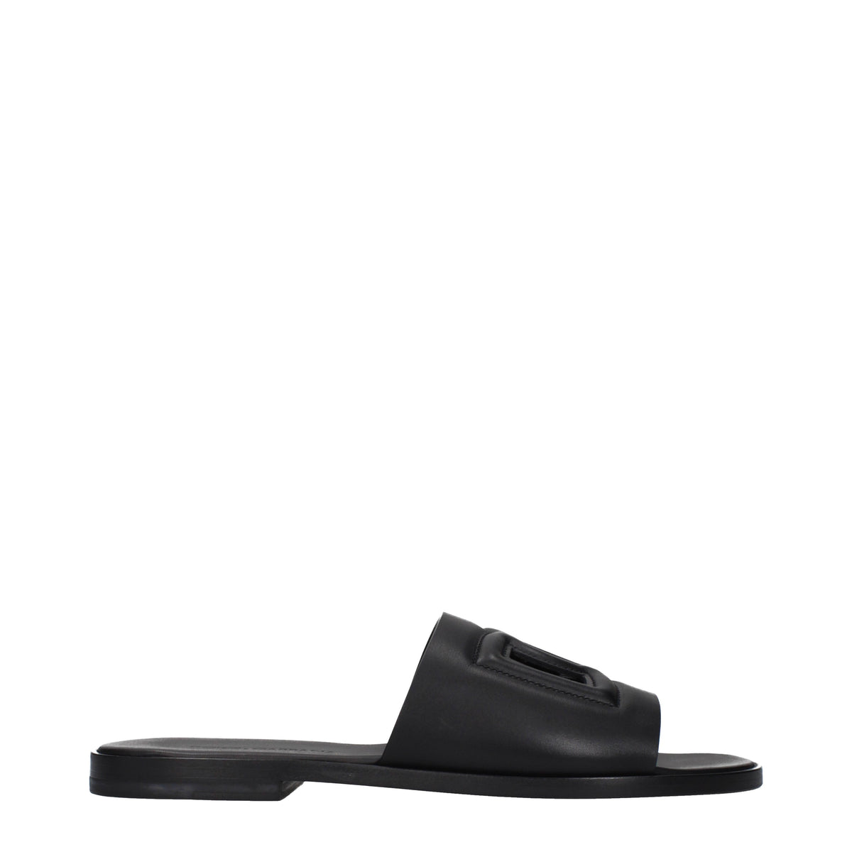 Dolce&Gabbana Slippers and Clogs Men Leather Black