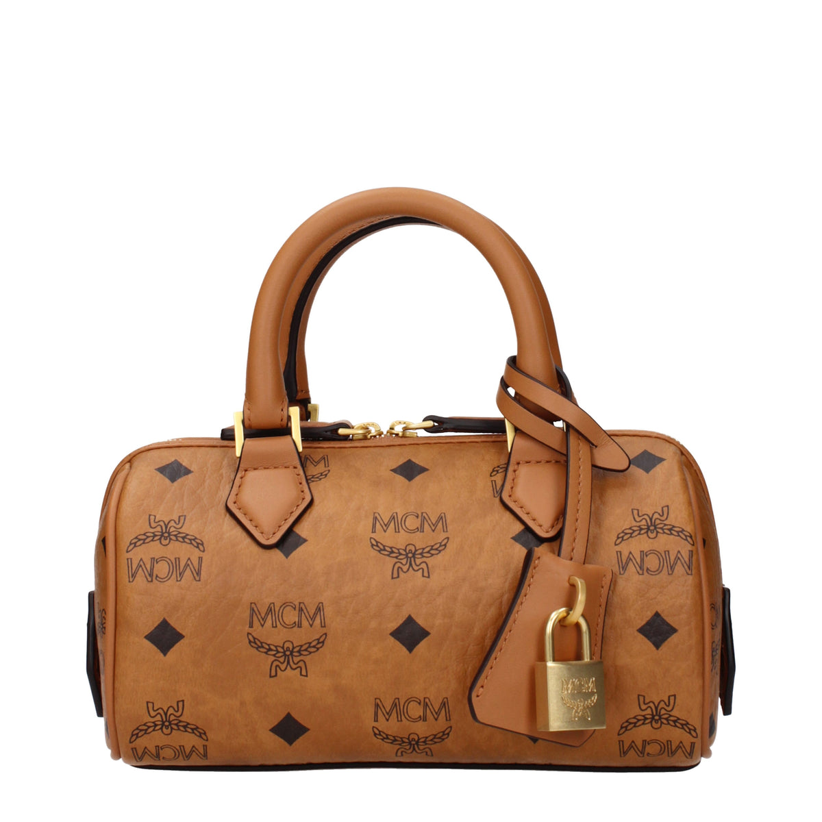 MCM Handbags Women Fabric  Brown/Cognac