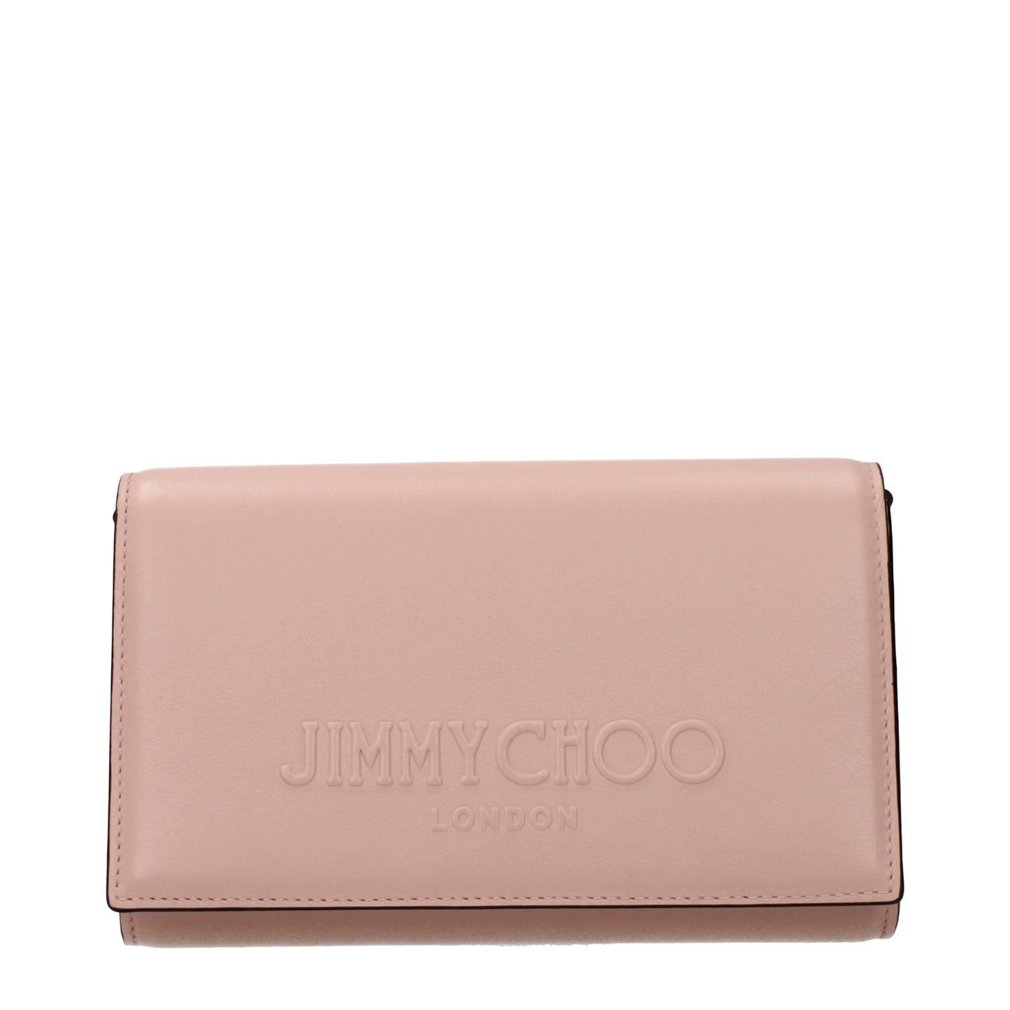 Jimmy Choo Women's Clutches Leather Powder
