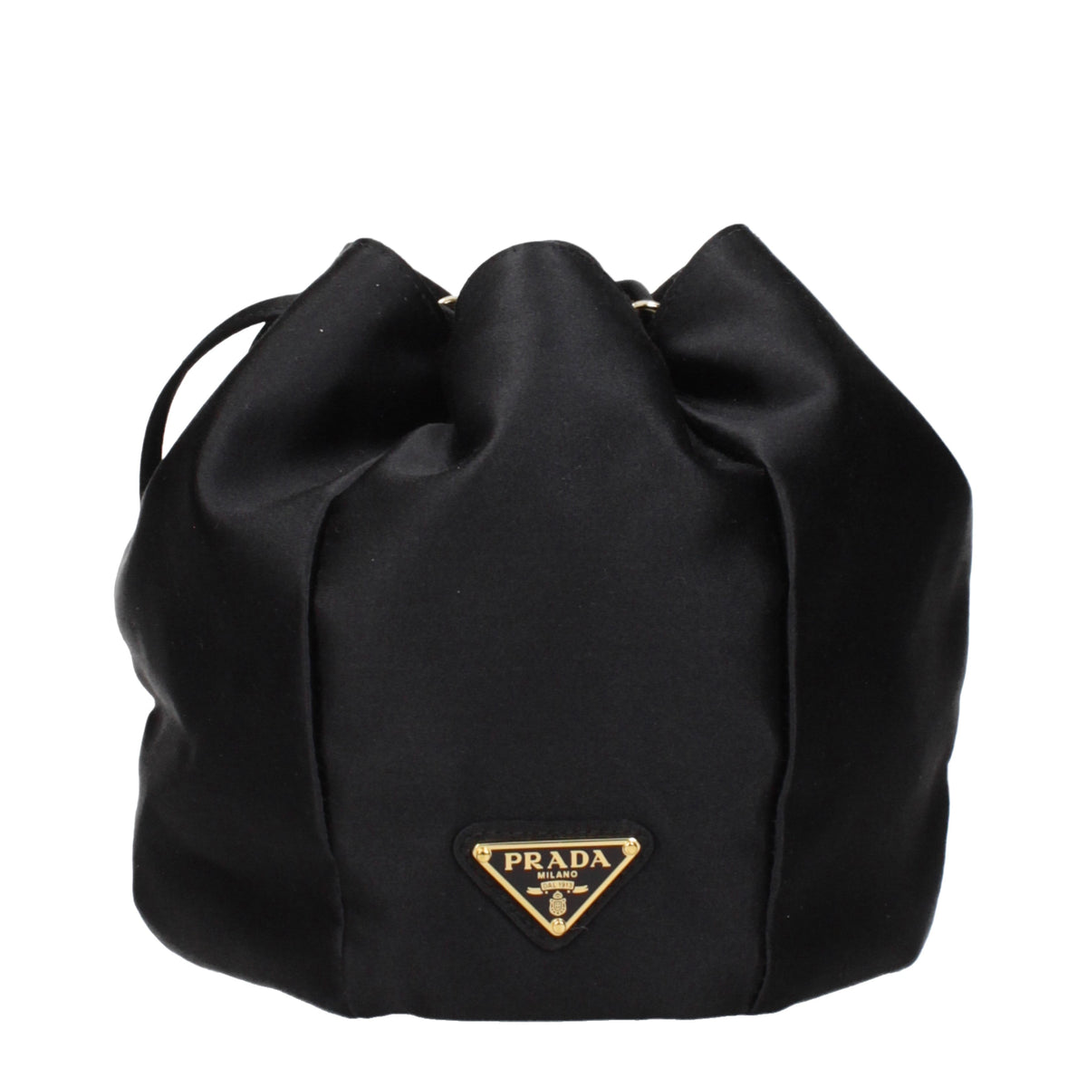 Prada Shoulder Bags Women Satin Black
