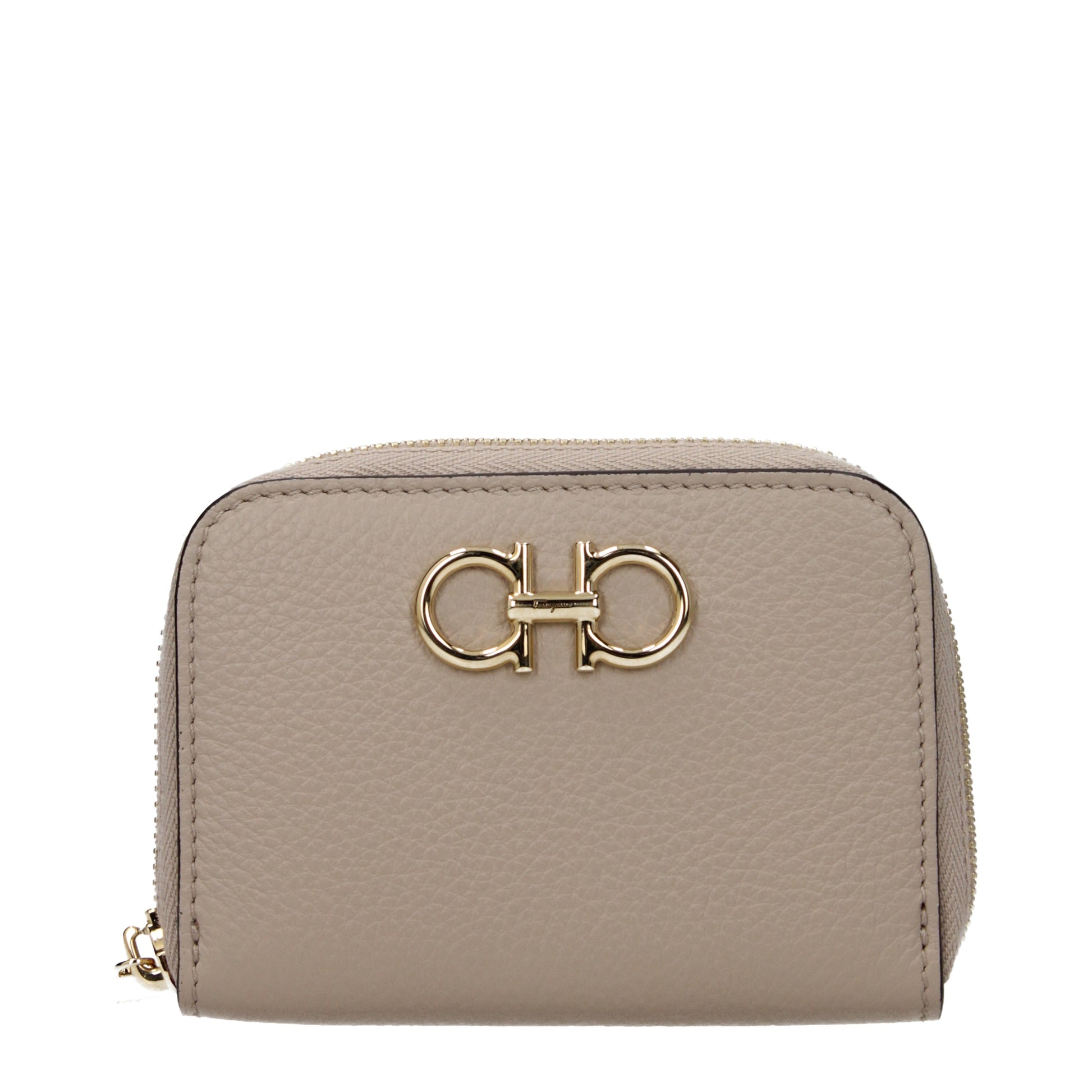 Salvatore Ferragamo Wallets Women Leather Beige/Deer