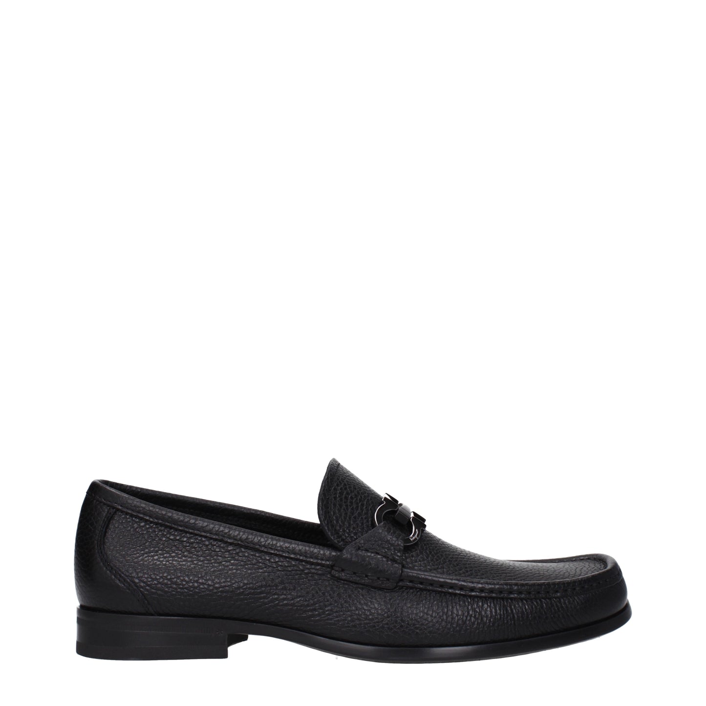 Salvatore Ferragamo Men's Loafers in Leather Black