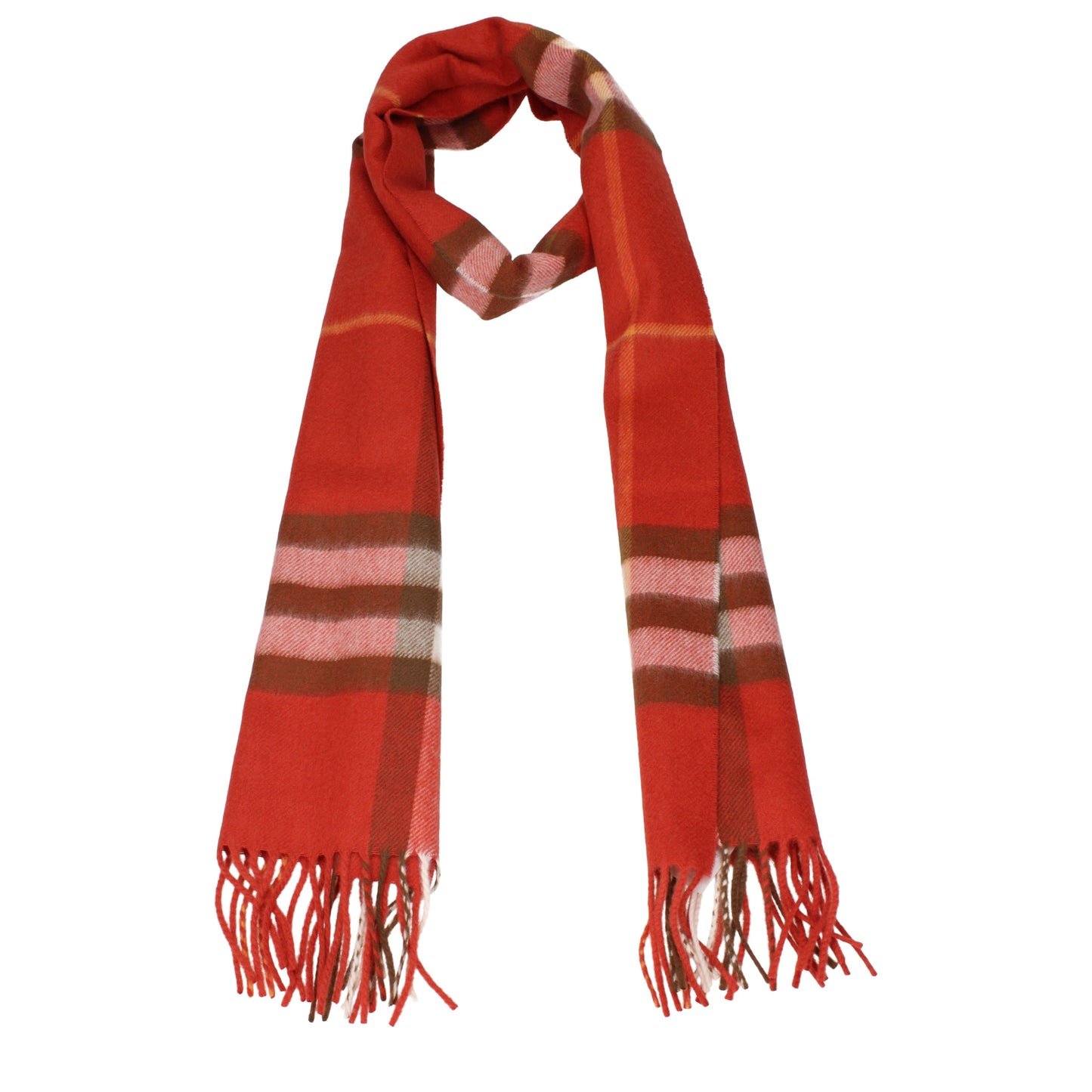 Burberry Scarves Women Cashmere Red