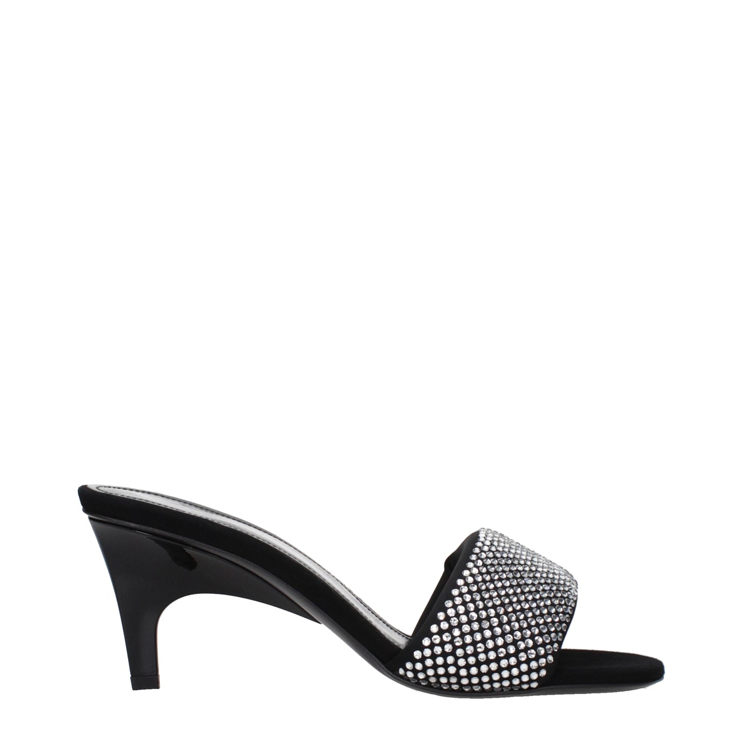 Prada Sandals Women Fabric  Black/Silver