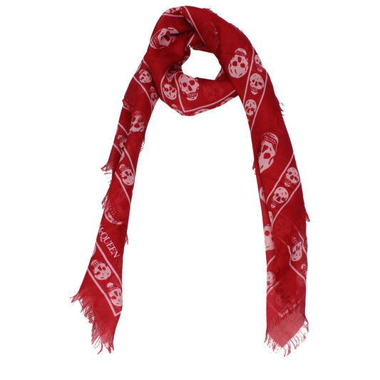 Alexander McQueen Foulards Men Modal Red