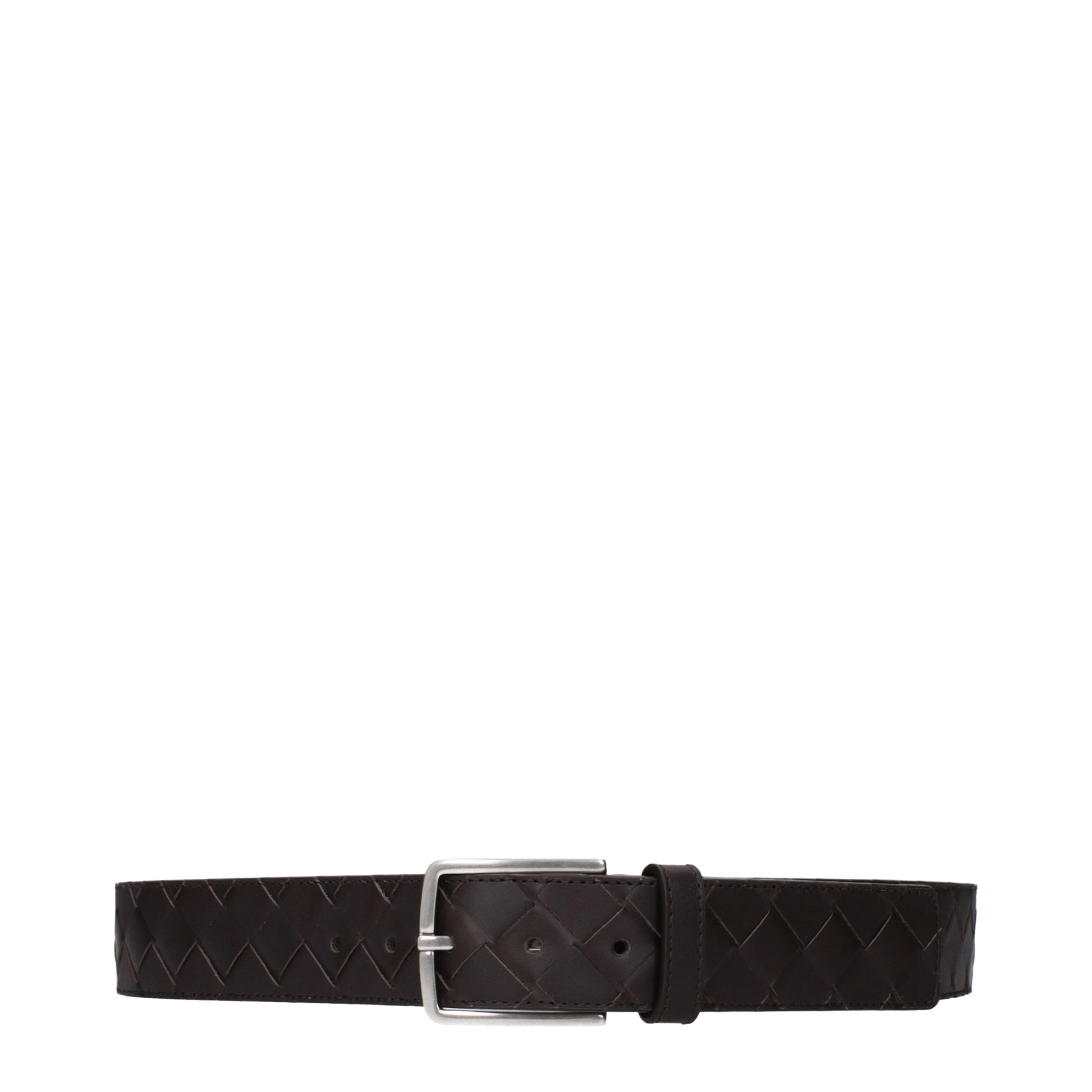 Bottega Veneta Men's Belts Leather Chocolate