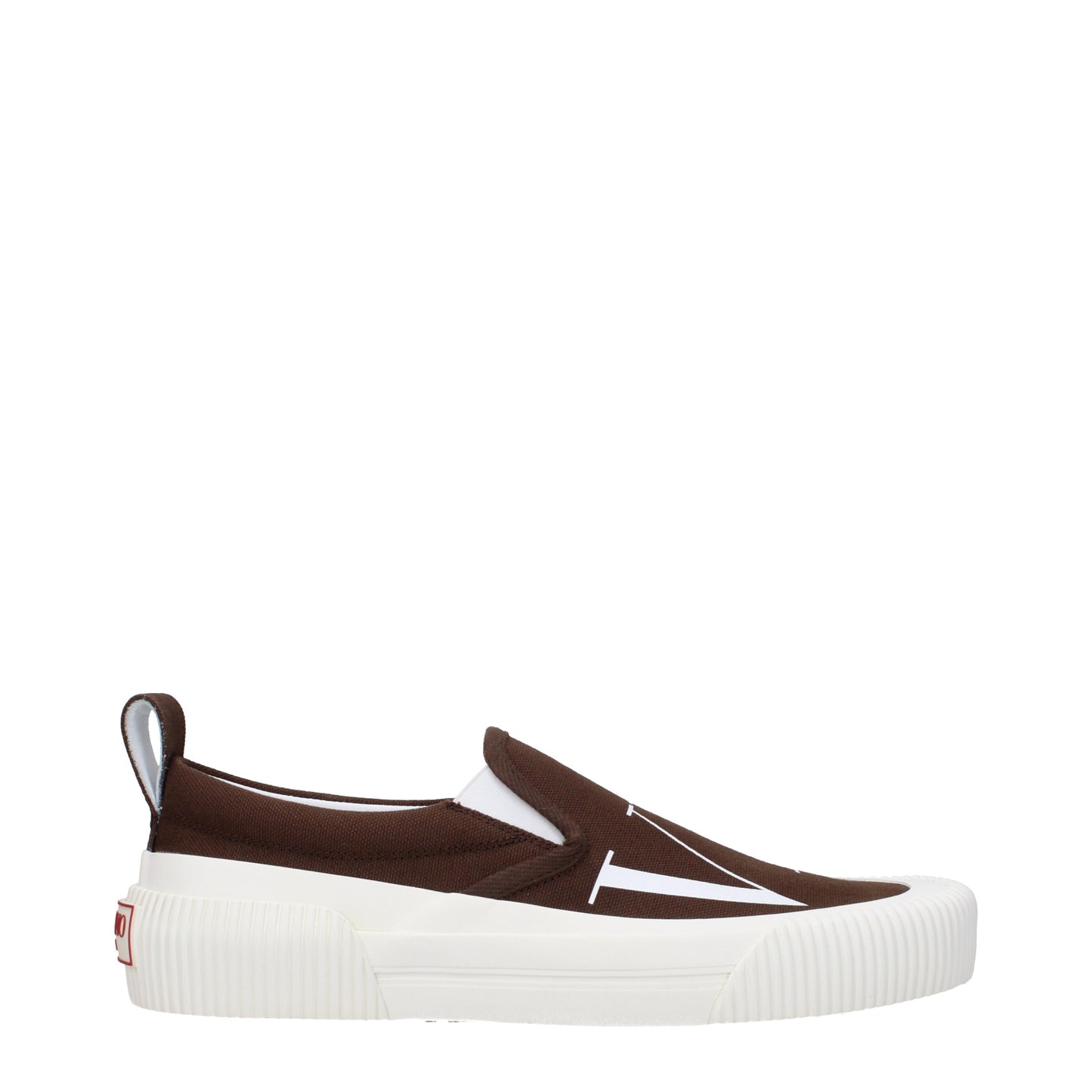 Valentino Garavani Men's Slip on Fabric Chocolate