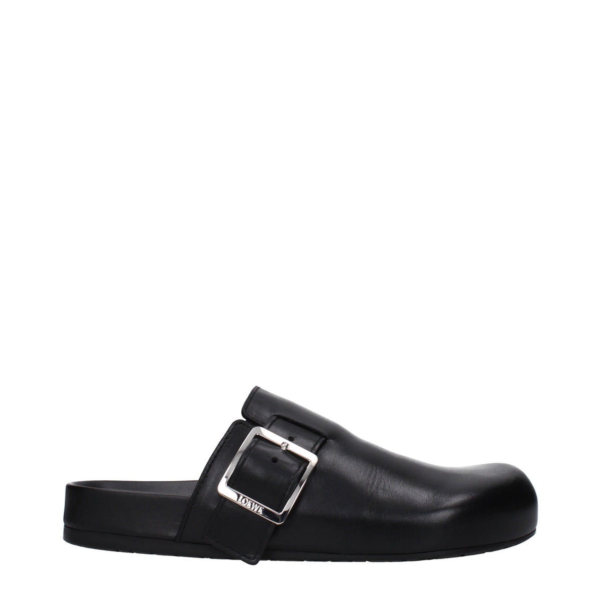 Loewe Slippers and Clogs Men Leather Black