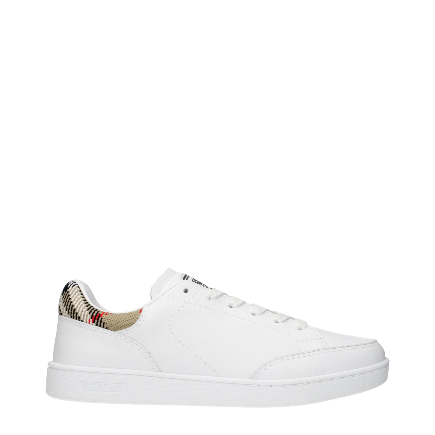 Burberry Sneakers Women Leather White/Sand
