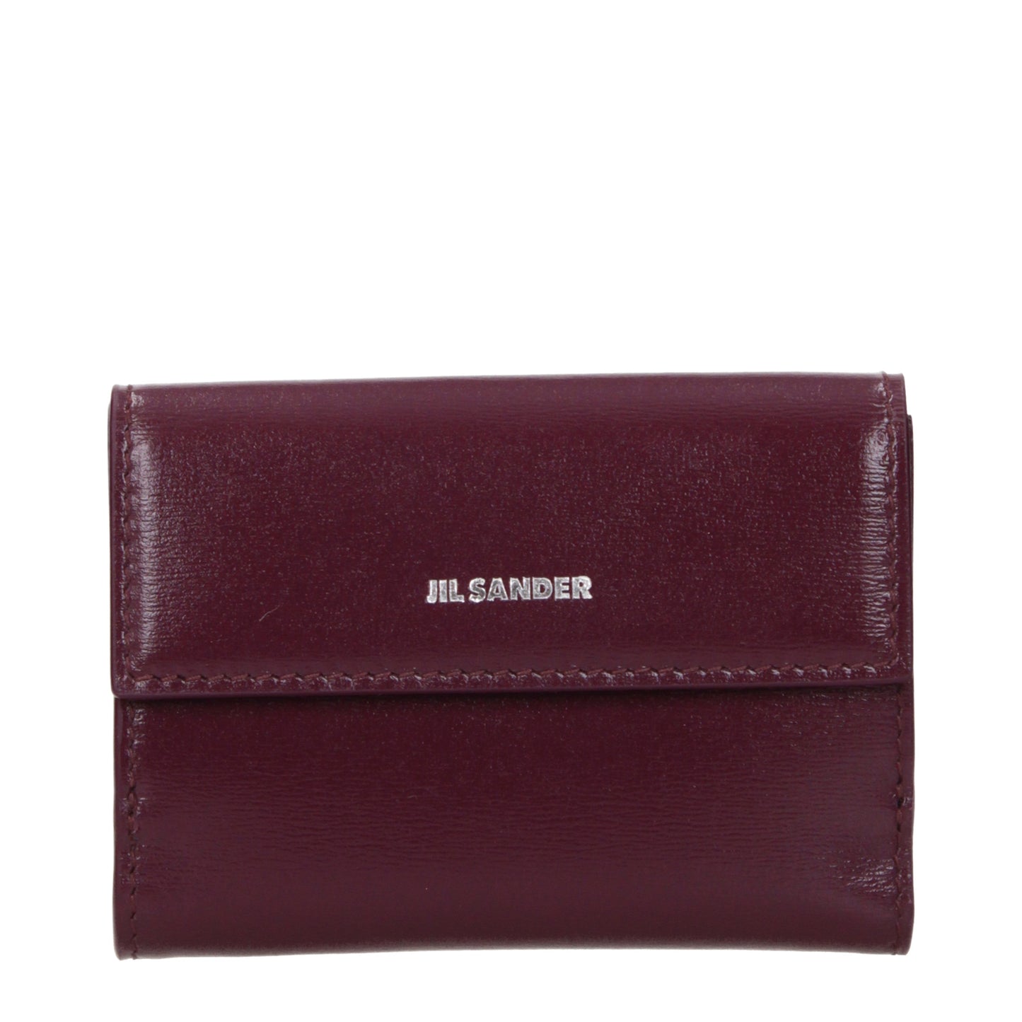 Jil Sander Wallets Women Leather Red/Dark Orchid