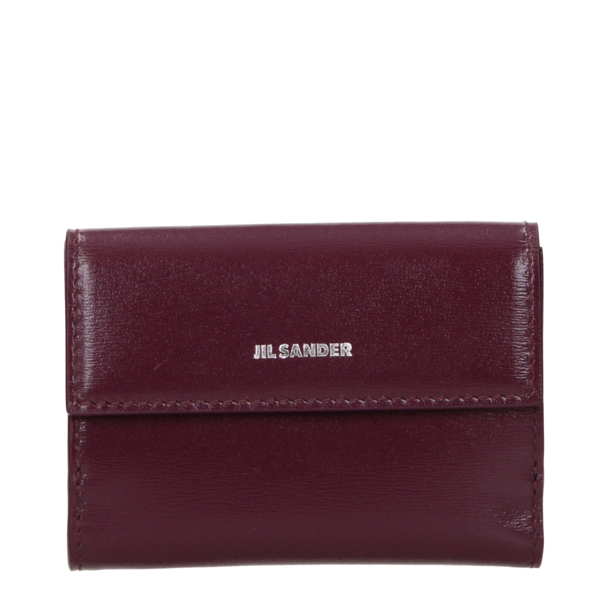 Jil Sander Wallets Women Leather Red/Dark Orchid