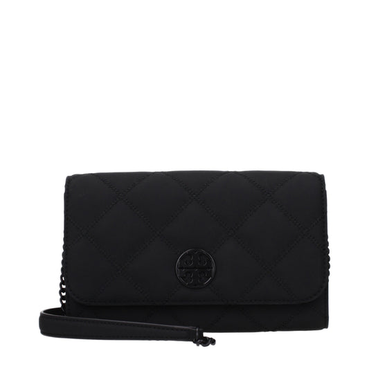 Tory Burch Clutches Women Rubberized Leather Black