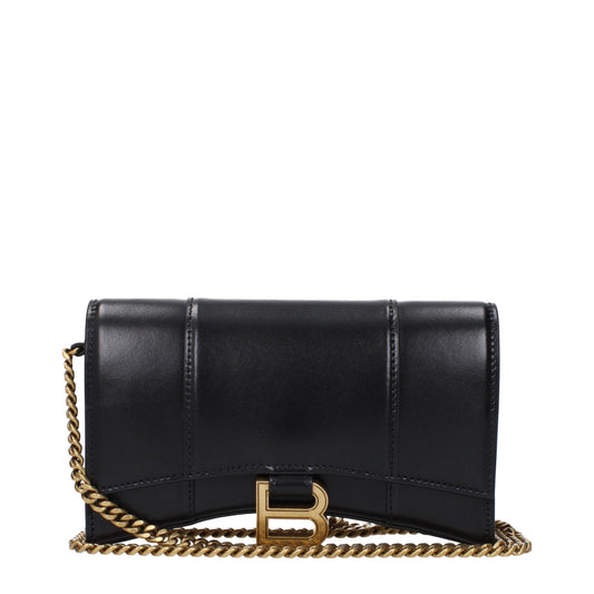 Balenciaga Clutches Women Leather Black