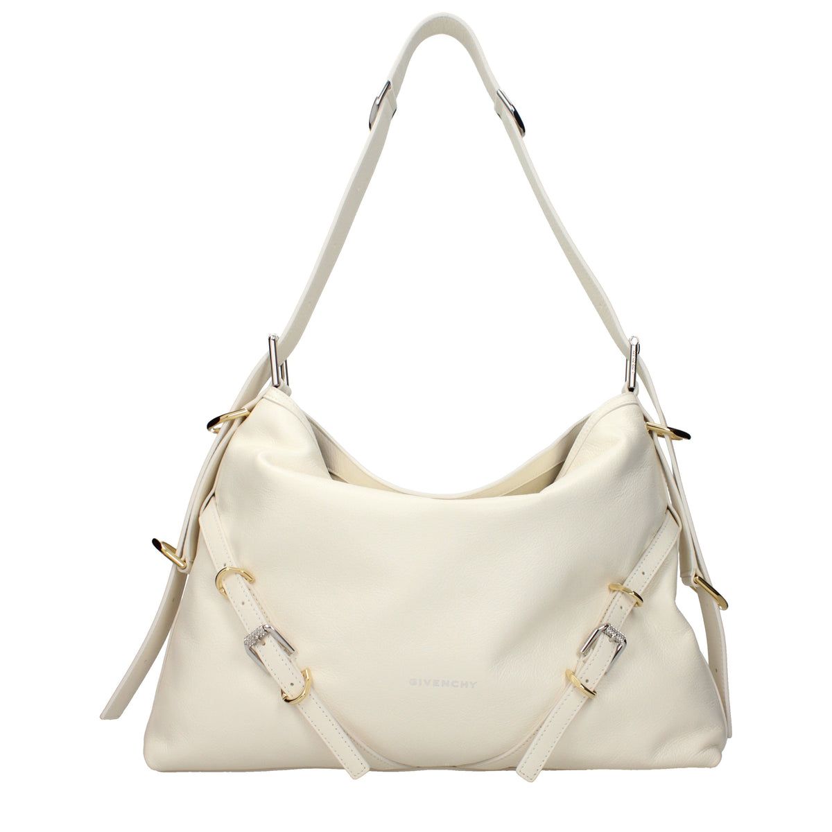 Givenchy Crossbody Bags Women Leather Beige/Ivory