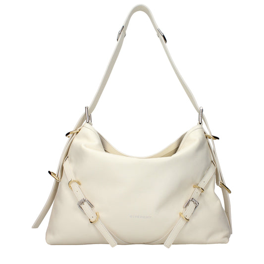 Givenchy Crossbody Bags Women Leather Beige/Ivory