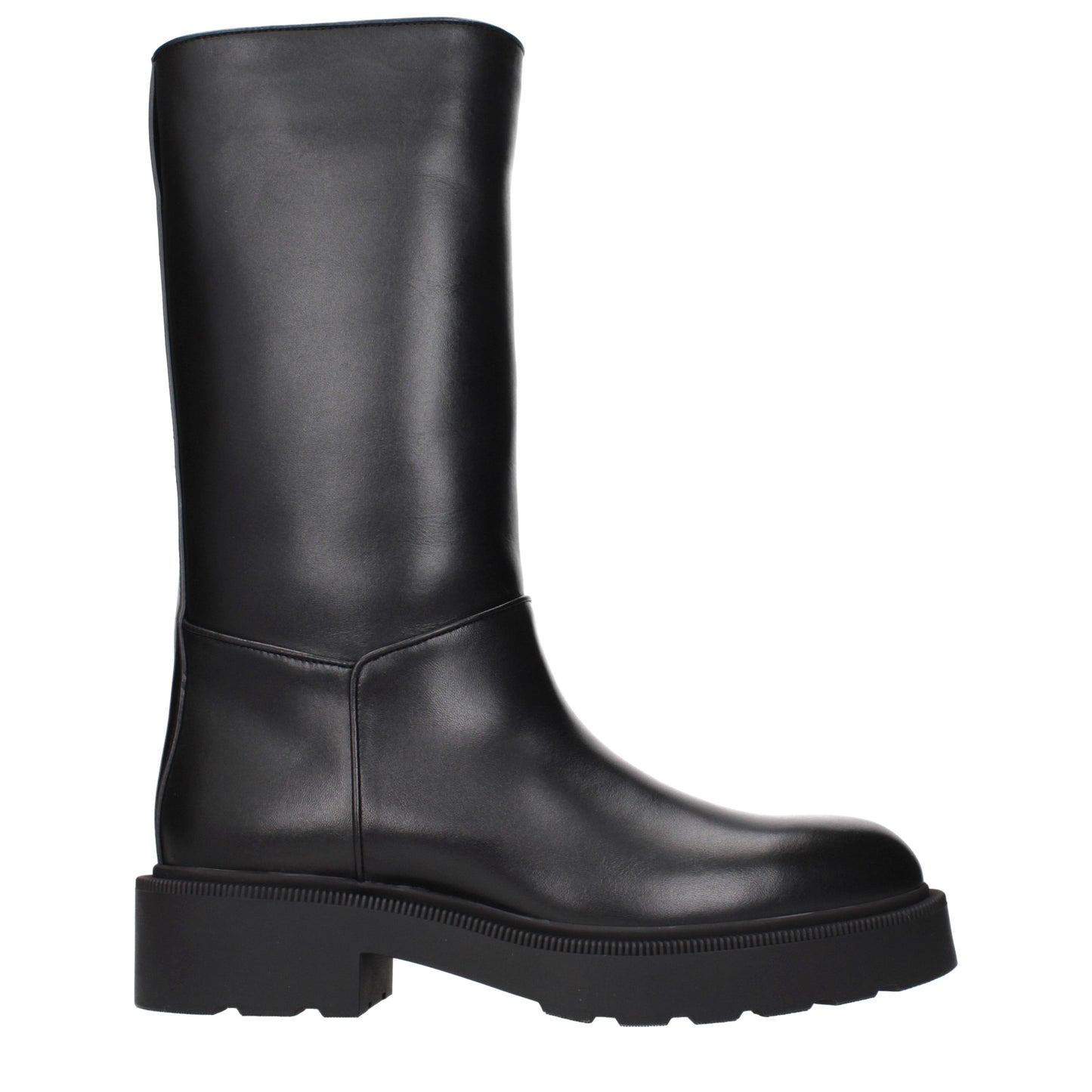 The Row Boots Women Leather Black