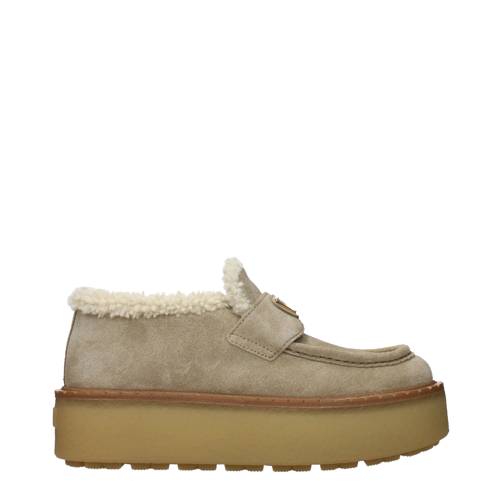 Prada Women's Loafers Suede