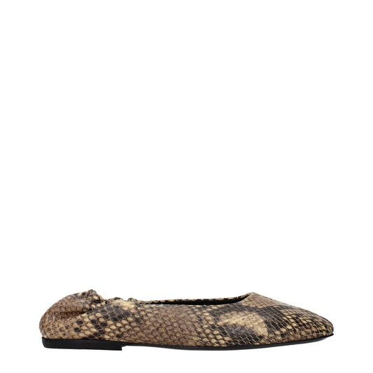 Dries van Noten Ballet Flats Women Leather Brown