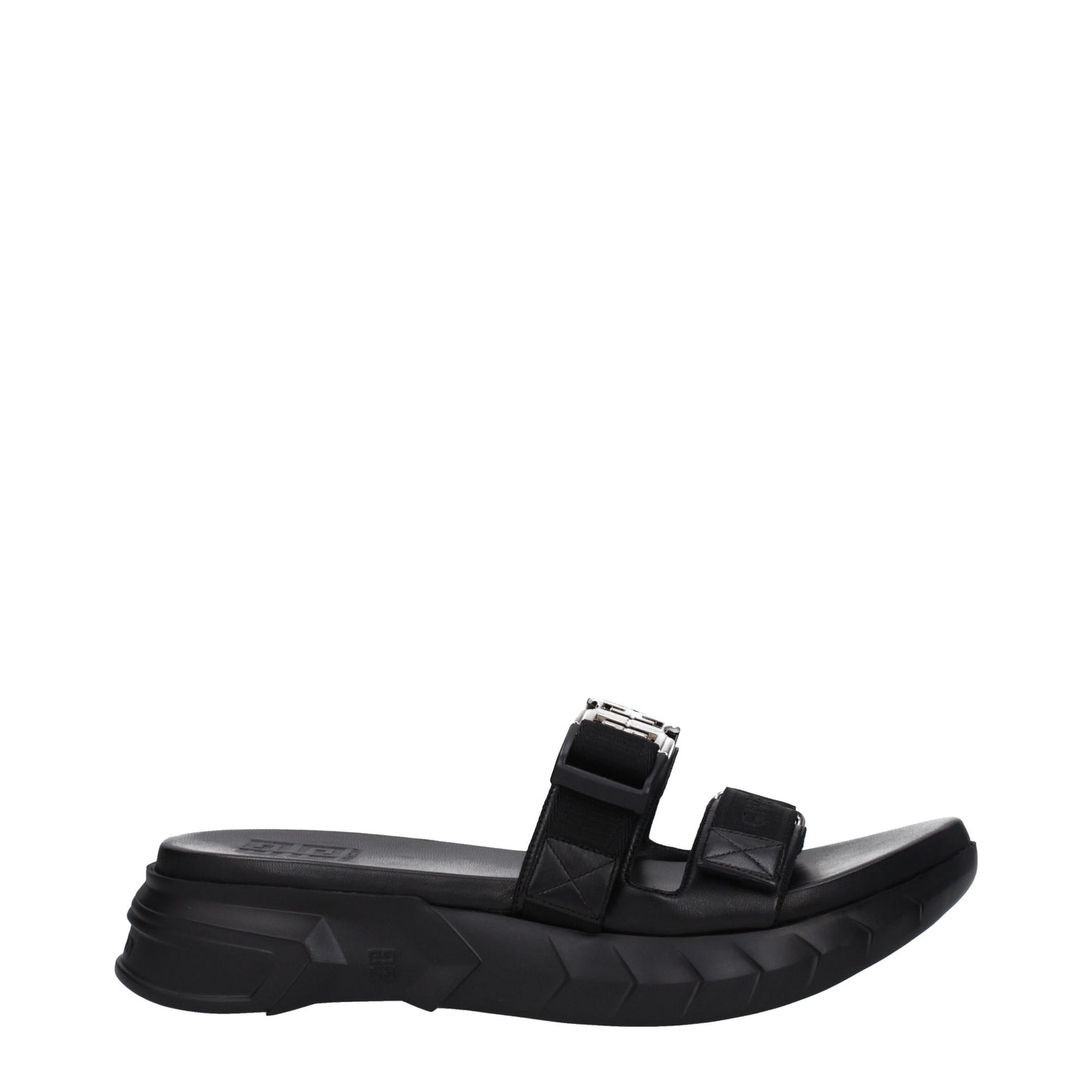 Givenchy Sandals & Slippers Men Fabric  Black