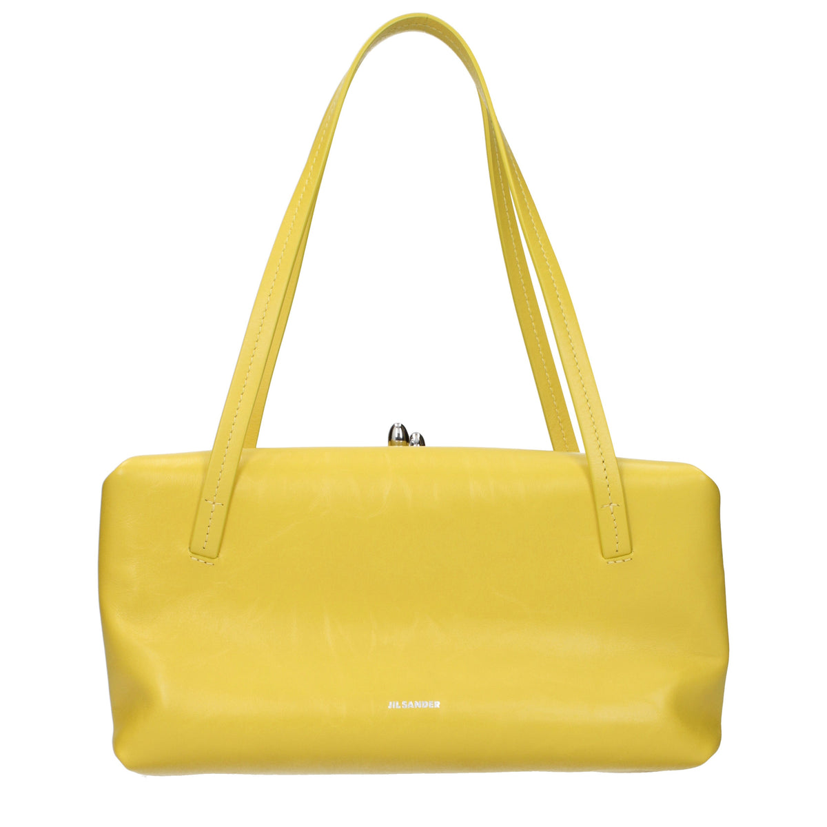 Jil Sander Handbags Women Leather Yellow/Corn